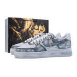 Nike Air Force 1 Hall LinnaM&auml;lestused Kulumiskindel Libisemiskindel Madal K&uuml;ljega Tennisejalatsid Meeste Hall Sinine IR0952-002(Team626-) 41
