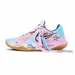 Nike Precision 6 Flight Trace Kang libisemiskindel kulumiskindel madal korvpallijalatsid Unisex Roosa Sinine HV1796-141(Team2017-) 44.5