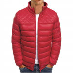 Meeste talvejope soe Slim Fit paks mantel vabaaja jope pealisriided top pluus M punane
