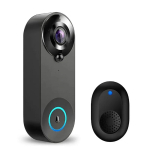 Tuya Video uksekellakaamera 1080P WiFi Uksekell Nutikas koduvalve Liikumistuvastus &Ouml;ine n&auml;gemine Kahesuunaline heli Intercom Uksekell