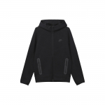 Nike Tech Fleece t&auml;ispika lukuga Windrunner kapuutsiga jakk Aasia suuruses 'Must' Meeste FB7922-010 M