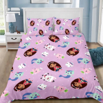 G-Gabbys D-Nukumaja Voodipesukomplekt Multikas Tekikate Padjap&uuml;&uuml;r Laste Magamistoa Kaunistus Lapsed &Uuml;he- v&otilde;i Kahekohaline Kohandatud Suurus 135x200cm