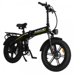 BAOLUJIE D7 Kokkupandav Elektrijalgratas, 48V 16Ah Aku, Shimano 7-k&auml;iguline must/kollane