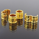 Tuvijalas&otilde;rmused 8mm X 10mm Ristk&uuml;likukujuline Vasklindude S&otilde;rmus Tuvidele - Korduvkasutatav Vastupidav Kerge V&auml;litingimustes Kasutatav Jalaside (Gold,8mm*10mm) kuld