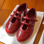 Naiste korterid Baleriinad Marie Janes Kingad Vabaaja tossud Sandaalid Suvi 2025 Trend Madalad elegantsed mokassiinid Pehme tallaga Zapatos Mujer 35 punane