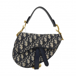 [Kasutatud] Diori minikott Saddle 'Blue Dior Oblique Jacquard' - V&auml;ga hea #1KYD55E ONE SIZE