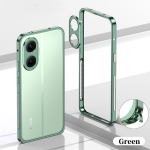 Metallist p&otilde;rkekaitse korpus Xiaomi Redmi Turbo 4 Pro / Turbo 4 / Poco F7 X7 Pro jaoks Alumiiniumraam Kaitsekate + Metallist objektiivikaitse Opp Bag&For Redmi Turbo4/ POCO X7pro (Same) gray