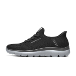Skechers Summits Slip-ins Meeste Stiilne Mugavus Hingav Toetus Madal L&otilde;ige Igap&auml;evased Vabaajajalatsid Must 232939-BKCC 39.5 black