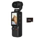 Teravpicik kaasaskantav videotehnika 180&deg; reguleeritava vaate ja suure salvestusruumiga dokumentatsiooni ja hariduse jaoks must