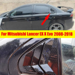 Mitsubishi Lancer EX X EVO 2008-2018 Tagaklaasi K&uuml;ljeventilatsiooni Katte Liist Auto Tarvikud Autode Osad S&uuml;sinikkiud Gloss Black