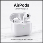 Apple AirPods 2. p&otilde;lvkonna t&otilde;eliselt juhtmevabad k&otilde;rvaklapid koos juhtmevaba laadimiskarbikuga iPhone'i ja Androidi jaoks valge