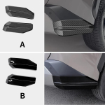 ABS Esiosa ja Tagumine Kaitseraua Nurga Kaitskate Toyota RAV4 2026-2027 jaoks, Dekoratiivne Autokleebis, V&auml;lisosa Tarvikud Rear Bumper Corner / Carbon Fi must