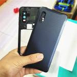 Samsung Galaxy Xcover Pro SM-G715 korpuse keskmine raam&uuml;mbris, k&uuml;lgmised nupud, aku tagakaas Asendusosad Remondiosad Full Housing gray