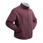 Retro stiilis jakk Kahepoolne jakk Meeste p&uuml;stkrae Ruuduline t&ouml;&ouml;jakk Vabaaja kahepoolne jakk 2XL burgundiapunane