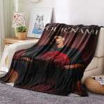 1 tk Kohandatud nimi Jude Bellingham Mustriline flanelltekk Sobib k&otilde;ikideks aastaaegadeks Kodu sisustuseks Soojus ja mugavus Kingitused P&uuml;hade kingitus_xia 80cm x 120cm brown