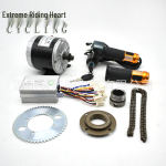 Elektrit&otilde;ukeratta DIY komplekt: Maastikus&otilde;idu t&otilde;ukeratas, kolmerattaline jalgratas ja rulaplaat MY1016-250W350V-ga 350W 24V Digital Sprocket Kit