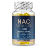 NAC 1200mg seleeni, B6 ja B12-ga &ndash; Immuunsuse ja maksa tugi, 120 pehmet kapslit 1pack