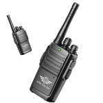 Raadiosaatja m&auml;nguasjad, 2 tk Simple Intercom Mini Interphone digitaalne heli sise- ja v&auml;lissuhtlusm&auml;ng ei sisalda akut must