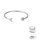 Pandora 925 Sterling H&otilde;bedast K&auml;ev&otilde;rud Naiste H&otilde;bedane 599120C01 16-Original Box And Original Bag white