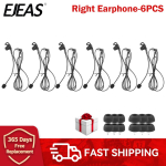 6/3/1 TK EJEAS V6C/V4C/FBIM Jalgpalli kohtuniku k&auml;ed-vabad peakomplekt 3,5 mm liides k&otilde;rvasisene vasak/parem k&otilde;rvaklapp intercomi lisatarvik 6pcs Right Earphone