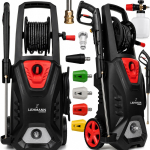 LEHMANN 3000W Induktsioonpesur Messingpumbaga ja 12m Voolikurulliga - 350 Bar