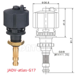 Automaatne t&uuml;hjendusklapp 2901056300 ATLAS COPCO Automaatne t&uuml;hjendusklapp G3/8 G1/2 Jadv-Atlas-g17 Jadv-Atlas-g20 JADV-atlas-G17