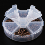 1600 tk avatud h&uuml;pper&otilde;ngad l&otilde;hestatud ehete leidmine 4 mm h&otilde;bedane antiikts&uuml;aan 4-10mm