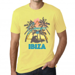 Meeste Vintage T-s&auml;rk Graafiline T-s&auml;rk Suvine Kolmnurk Ibiza Kahvatukollane XS kahvatu goldenrod v&auml;rv