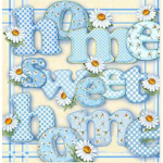 T&auml;ielik &uuml;mmargune  Sweet Home  Teemantv&auml;rvimispuuri Teemanttikandid Mosaiikm&uuml;&uuml;k 30x30