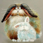 &Uuml;mmargune teemantmaal Must K&otilde;rva Kassi Tikand Ristpistes Rhinestone Mosaiic Kodukaunistus 30x30CM