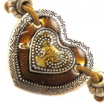 Les Tr&eacute;sors De Lily [E5835] - Bracelet Cr&eacute;ateur 'Les Souvenirs du Pass&eacute;' Marron pruun