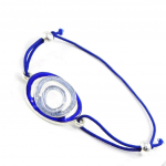 NOA [H8948] - Bracelet Cr&eacute;ateur 'Les Acidul&eacute;s' bleu sinine