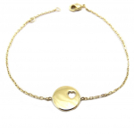 Les Tr&eacute;sors De Lily [P9276] - Bracelet plaqu&eacute; or 'Love' dor&eacute; - 10 mm kuld