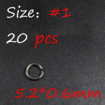 20 tk jagatud p&uuml;&uuml;gir&otilde;ngas, roostevabast terasest peibutustarvik, merevees roosteta #1