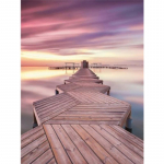 5D teemantmaal P&auml;ikeseloojangusild Teemanttikandid Ristpistes 20X30CM