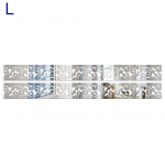 10 tk 3D peeglikunst Kick Line seinakleebis akr&uuml;&uuml;lkleebis Kodutoa sisustus Silver L