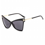 SHAUNA Retro Cat Eye Suured naiste p&auml;ikeseprillid Br&auml;ndi Disainer Naiste Gradientklaasidega prillid Meeste P&auml;ikeseprillid V&auml;listingimustes UV400
