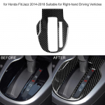 Auto k&auml;igupaneeli v&auml;limise raami kleebised K&auml;igukangi trimmimine sobib Honda Fit/Jazzi 2014&ndash;2018 s&otilde;idukile 1 must