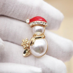 Blucome Cute Anime J&otilde;ulusokk J&otilde;uluhirv Lumememm naistele Meeste Sall Hijiab Pins punane