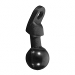 10 mm universaalne metallist mootorratta tahavaatepeegli raami kinnitus pallialuse hoidik must