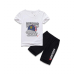 Laste l&uuml;hikeste varrukatega l&uuml;hikesed p&uuml;ksid Spordi&uuml;likond poistele Suvine vabaaja kaheosaline &uuml;likond 130cm