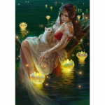 DIY 3D Teemantmaal Ilutikandid Ristk&auml;sit&ouml;&ouml; Stitch Kodukaunistus Full Round 20x25CM