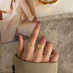 iF ME Trendikas liblikas&otilde;rmus naistele Moodsad, muudetava suurusega kullast pulmaavavad s&otilde;rmused Isiklikud ehted CS52619