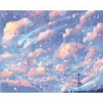 5D teemantmaali stseen Uus saabumine maastik Teemantmosaiik multikas koduseina kaunistus Full Round 20x25CM