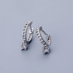 ANENJERY Fashion Cubic Tsircon Cross Star Kuu Ripats Hoop K&otilde;rvar&otilde;ngad Naistele Kulla H&otilde;beda V&auml;rvus K&otilde;rvar&otilde;ngas Ehted Pendientes