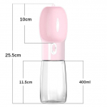 Kaasaskantav lemmikloomakoerte veepudel reisikutsika kassi joogikauss &otilde;ues lemmiklooma veeautomaat s&ouml;&ouml;tja lemmikloomatoode v&auml;ikestele suurtele koertele