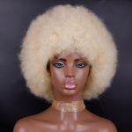 MERISIHAIR s&uuml;nteetilised l&uuml;hikeste juustega Afro Kinky lokkis tukkparukad mustade aafrika naiste blondide liimivabade cosplay parukate jaoks wig