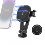 VRIG MG-03 kaasaskantav magnetiline telefonikinnitus telefonihoidik Telefoni statiivi kinnitus k&uuml;lmakingaga 1/4 tolli must