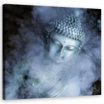 L&otilde;uendiprint Buddha udus 30x30 hall v&auml;rv