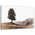 L&otilde;uenditr&uuml;kk Tree Mountains Nature 60x40 pruun